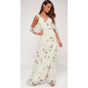 Lulus Floral Maxi Dress